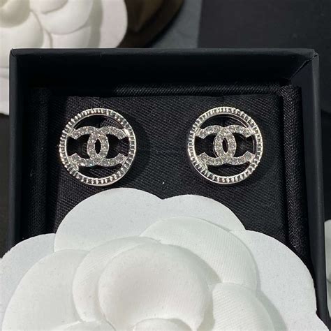 faux Chanel double c earrings